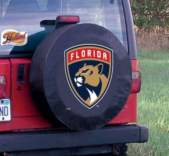 Florida Panthers NHL Tire Cover Black Size: Y - 32.25 x 12 Inch