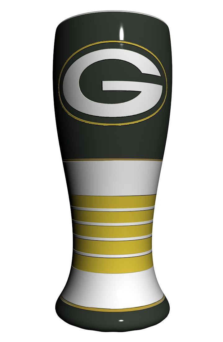 Green Bay Packers Artisan Pilsner Glass