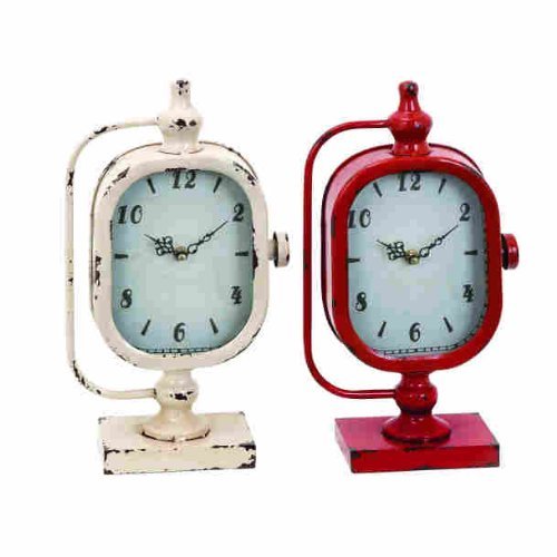 Metal Clock 2 Assorted 8 by 14"