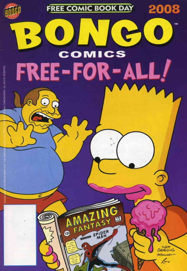 - Bongo Comics Free-For-All! #FCBD 2008 VF/NM comic book