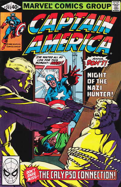 - Captain America (1st Series) #245 FN ; Marvel comic book