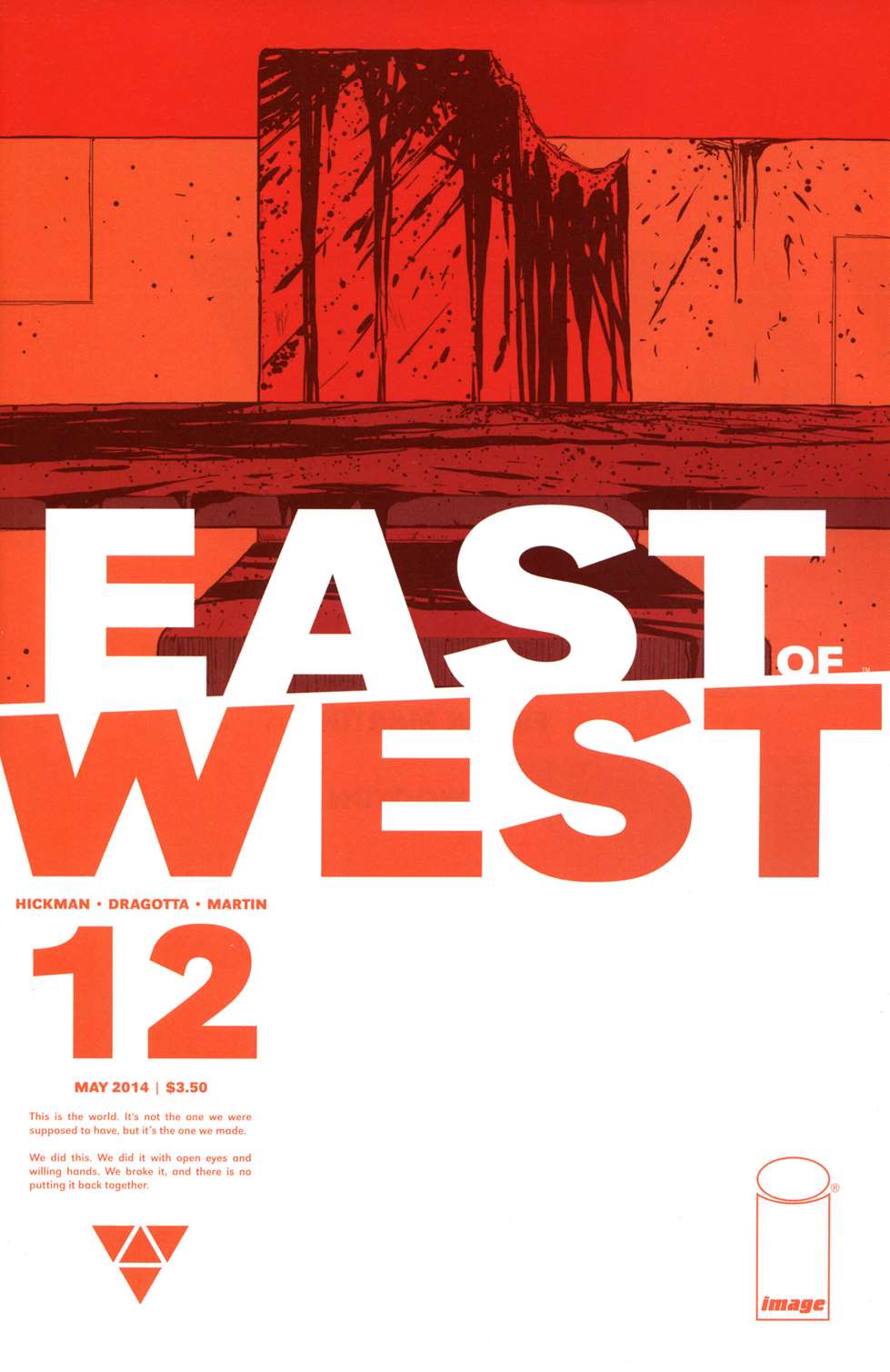 - East of West #12 VF/NM ; Image comic book