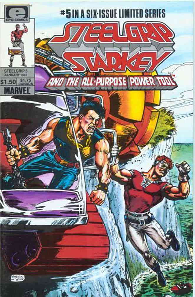 - Steelgrip Starkey #5 VF/NM ; Epic comic book