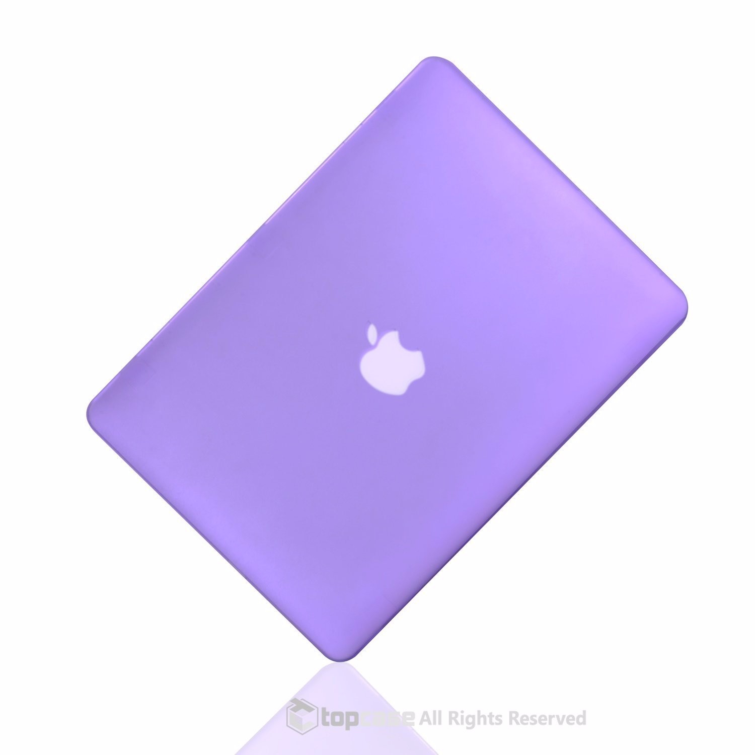 TopCase 15-Inch Macbook Pro A1398 with Retina Display  Rubberized Hard Case Cover-Purple