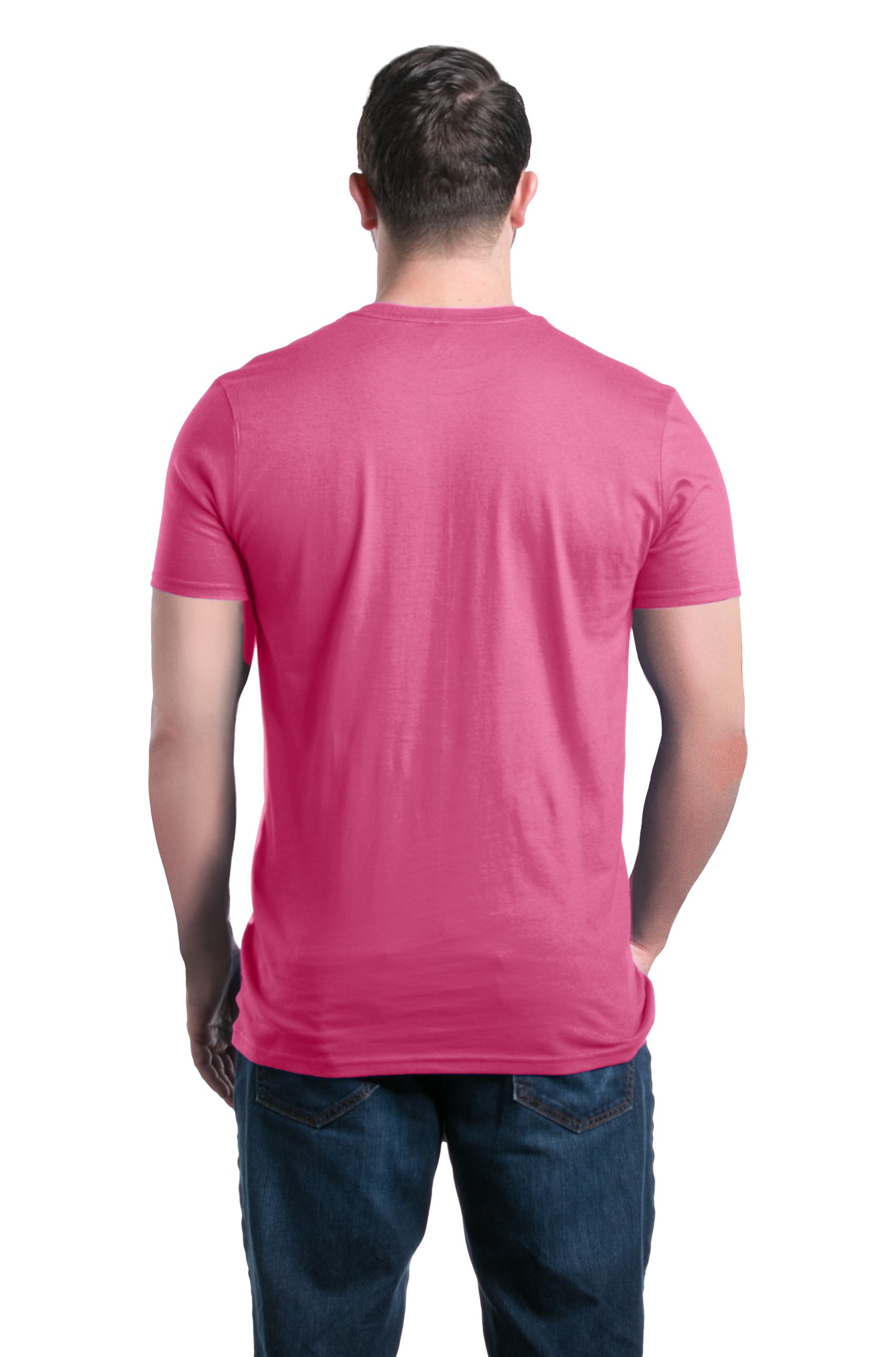 Shop4Ever Men's Tackle Breast Cancer Pink Ribbon Awareness Graphic T-shirt