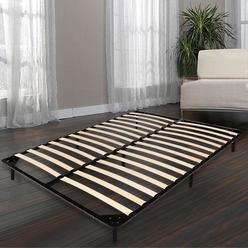 handy living queen size metal platform bed frame with wood slats handy living queen size metal platform bed frame with wood slats