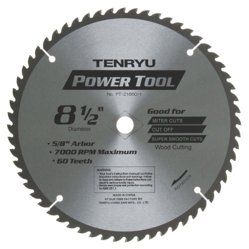 Tenryu PT-21660-1 8-1/2" 60 comp. miter blade