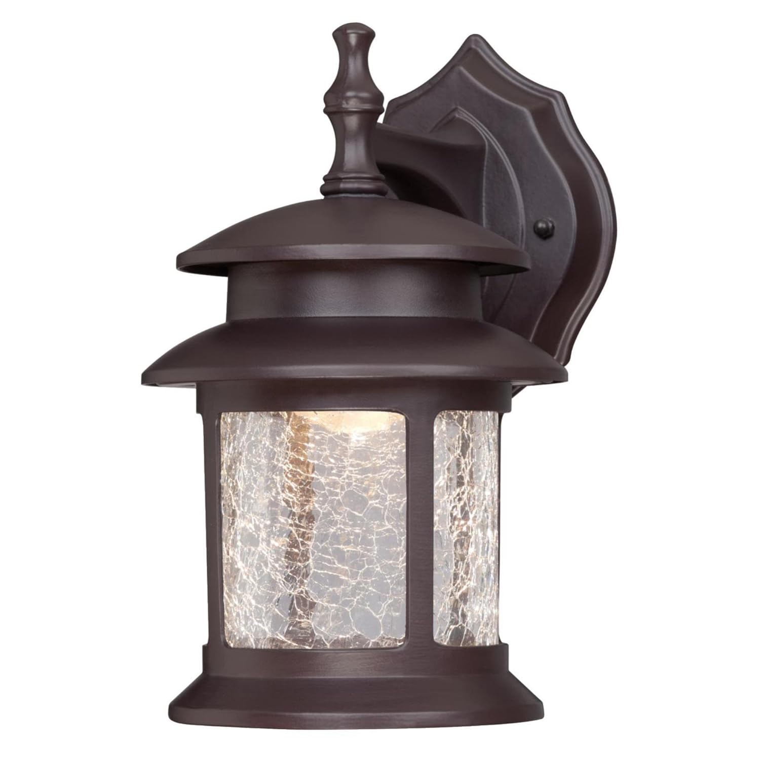 Westinghouse Amber Led Solar Lights Westinghouse 6400300 One Light Led Outdoor Wall Fixture Oil Rubbed Bronze Finish With Le