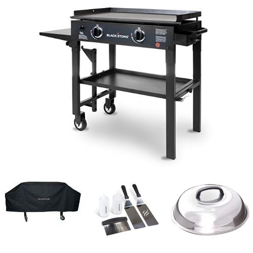 Blackstone 28 Inch Outdoor Flat Top Gas Grill Griddle Station 2 Blackstone 28 Inch Outdoor Flat Top Gas Grill Griddle Station 2 Burner Propane Fueled Restau See Details For More Info