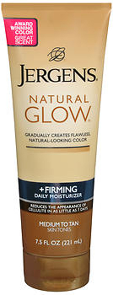 Jergens Natural Glow + Firming Daily Moisturizer Medium to Tan Skin Tones - 7.5 oz