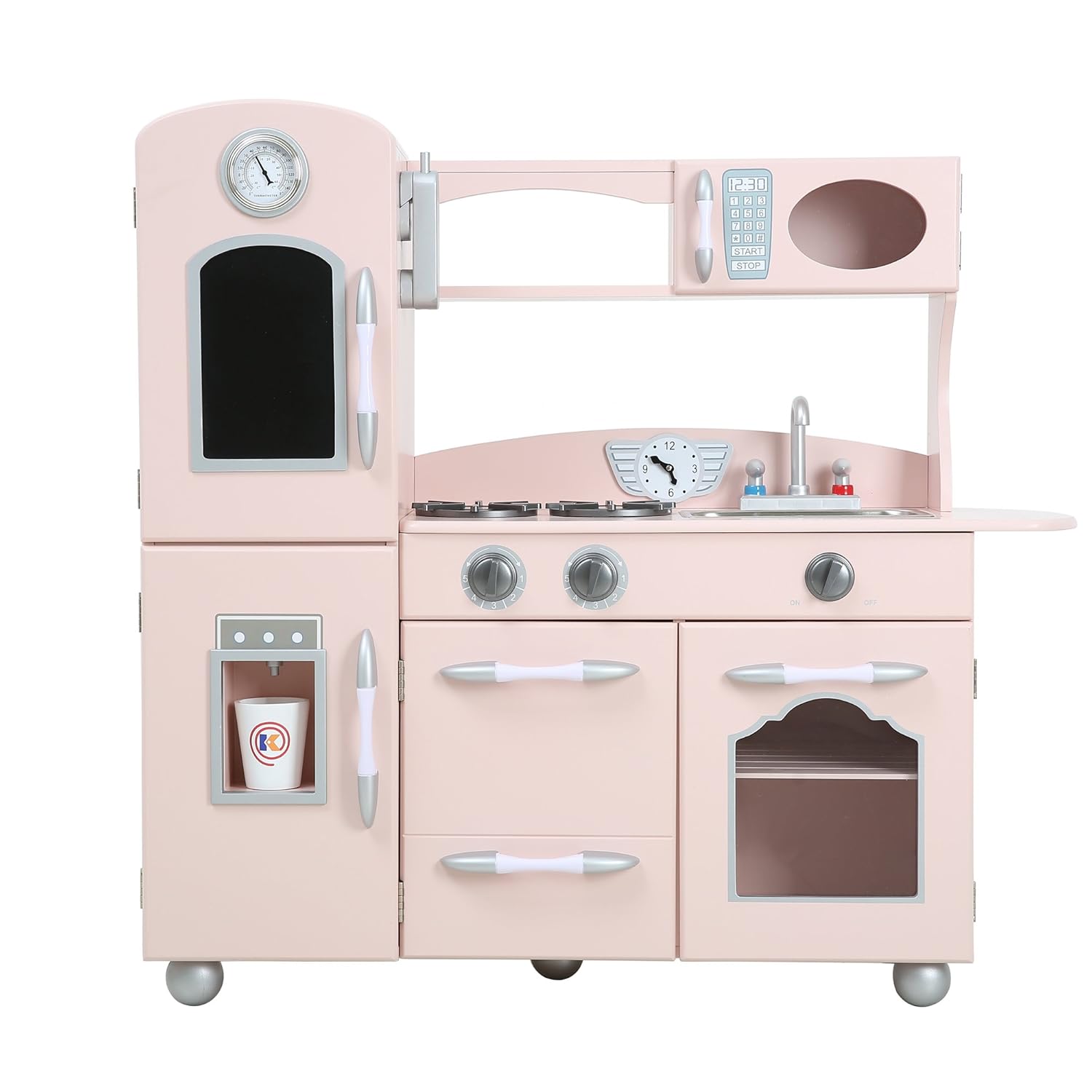 Play Kitchens Kidkraft Pink Retro Play Kitchen Stove Oven Unit Play Kitchens Kidkraft Pink Retro Play Kitchen Stove Oven Unit