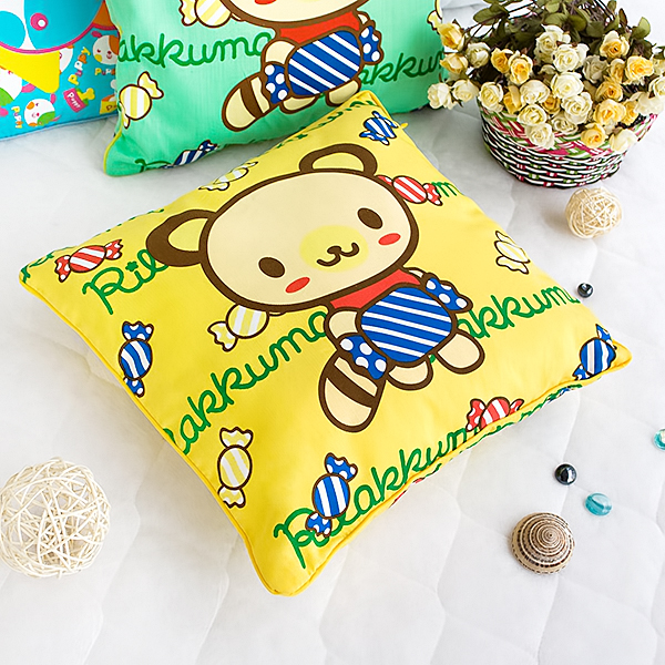 Blancho Bedding [Yellow Candy Bear] Decorative Pillow Cushion / Floor Cushion (15.8 by 15.8 inches) at Sears.com