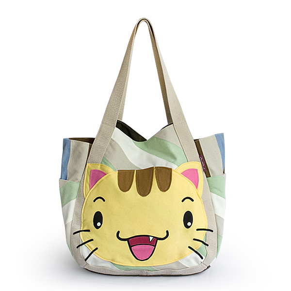 Blancho Bedding ONITIVA - [Kitty Meow] Hand-appliqued 100% Cotton Fabric ...