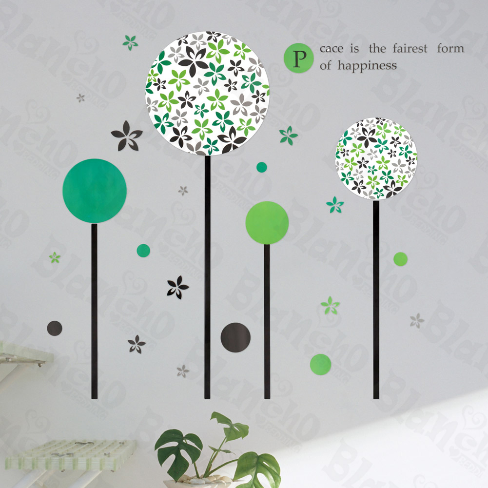Blancho Bedding Green Germination - Large Wall Decals Stickers Appliques Home Decor at Sears.com