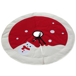 kansas city chiefs sledding snowman ornament seahawks christmas tree skirt