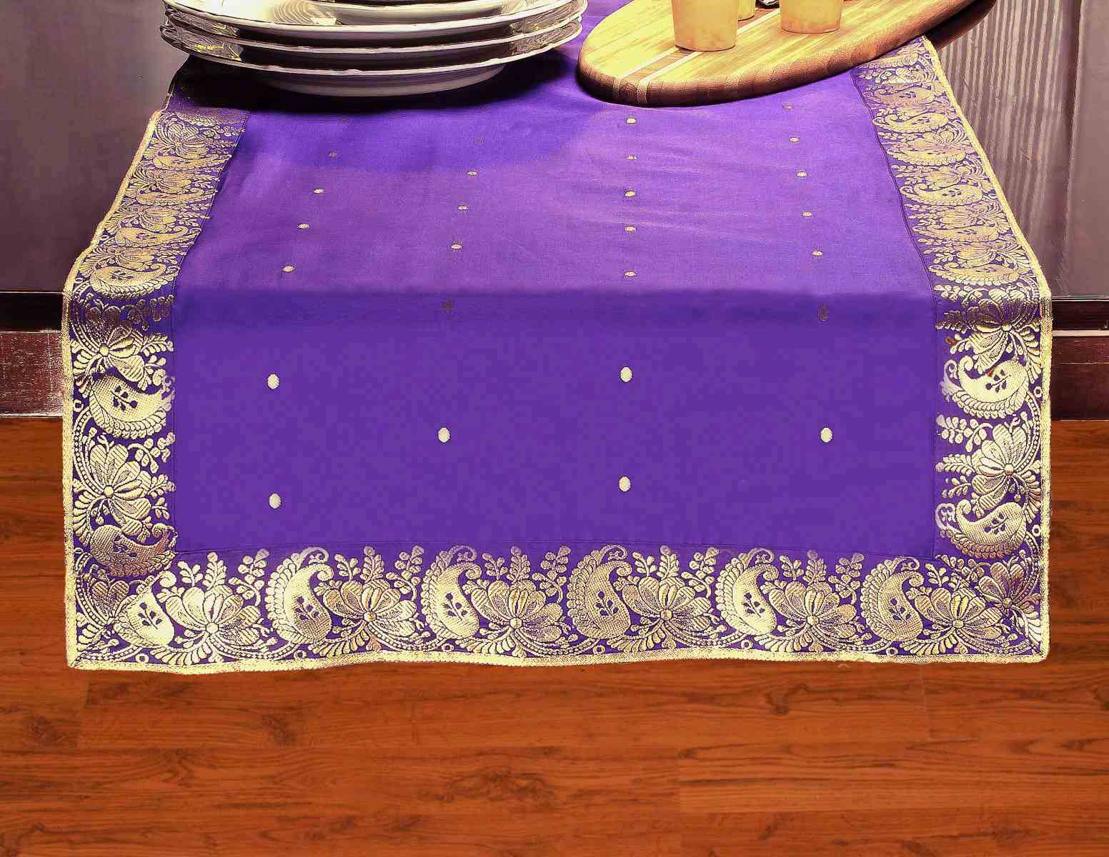 Indian Selections Purple - Hand Crafted Table Runner (India) Indian Selections Purple - Hand Crafted Table Runner (India)