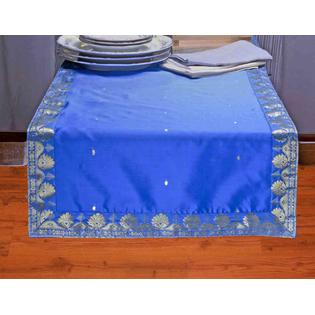 Indian Selections Blue - Hand Crafted Table Runner (India) Indian Selections Blue - Hand Crafted Table Runner (India)