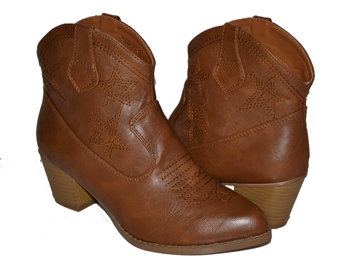 CAndy Womens Cowboy Boots - Ankle High - Light Brown at Sears.com