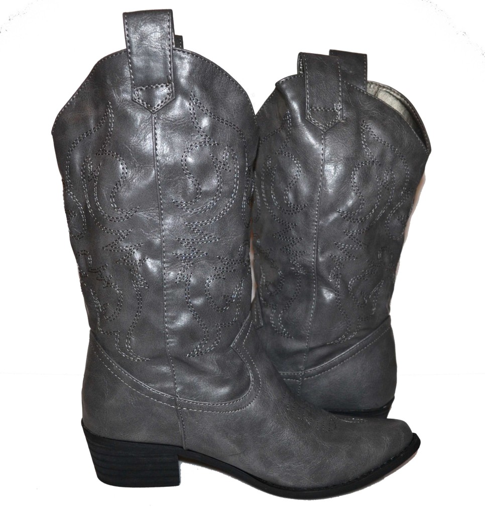Candy Womens Cowboy Boots - Gray at Sears.com