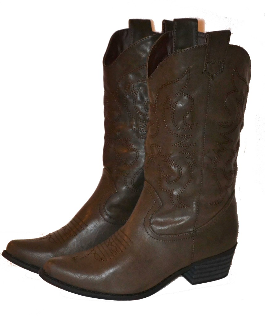Candy Womens Calf High Cowboy Boots - Dark Brown at Sears.com