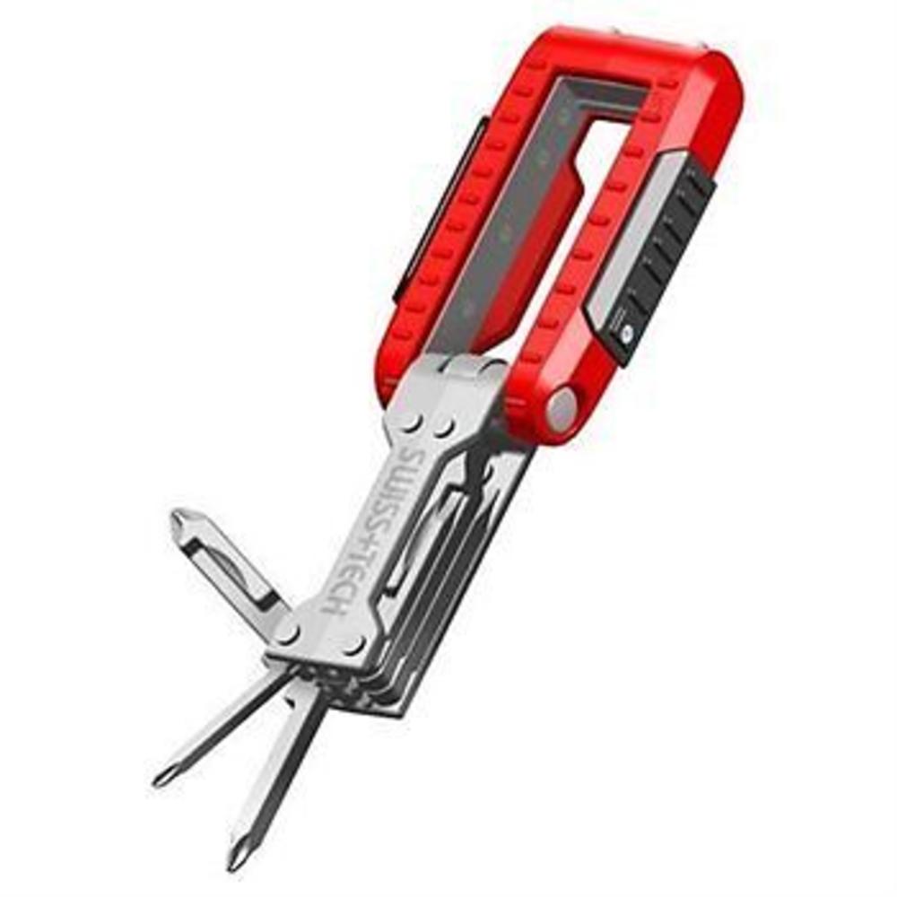 TFCSRE 11-in-1 Transformer Key Chain Multi Tool Screwdriver Set With 2-LED flashlight