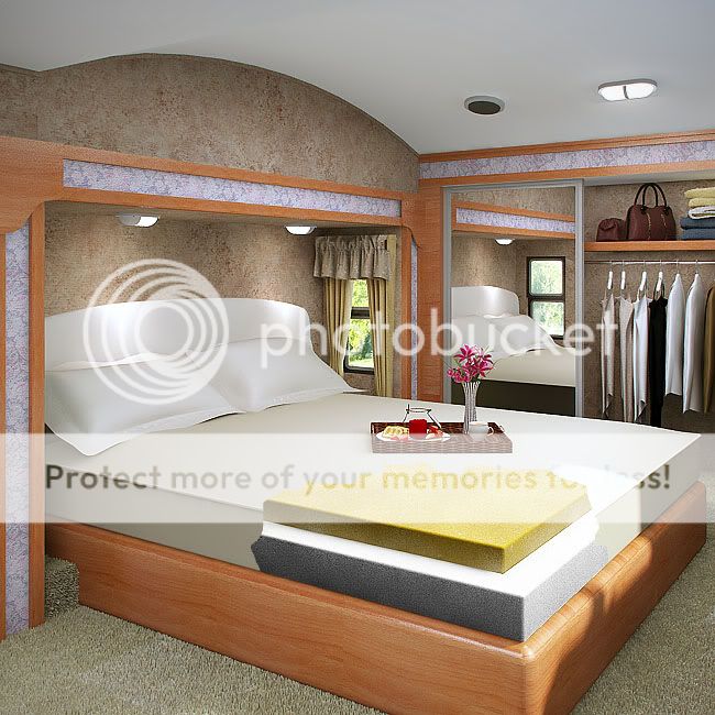 UPC 848410000018 product image for 8 Inch Twin XL Size Accu-Gold 5.3 Visco Elastic Memory Foam  Mattress Bed Sleep  | upcitemdb.com