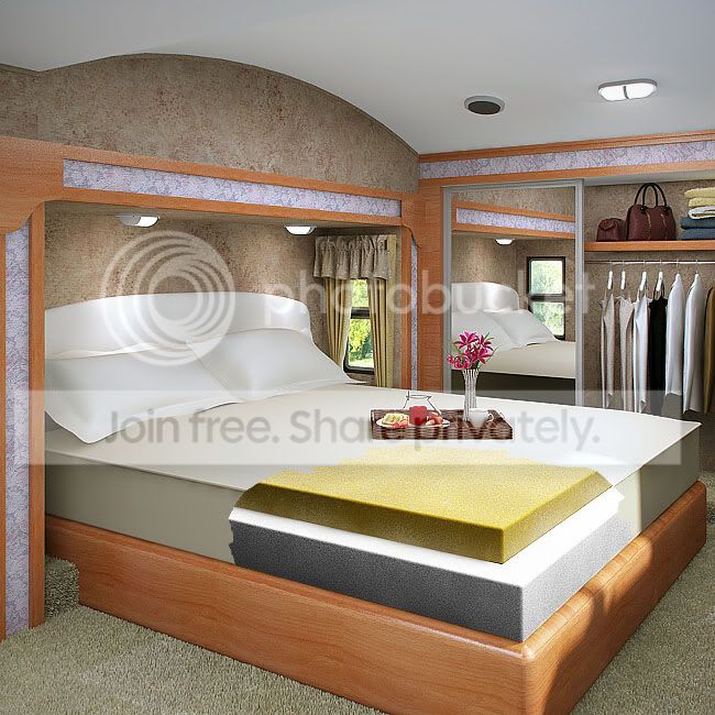 Accutek 10 Inch Twin Size Accu-Gold 5.3  Visco Elastic Memory Foam  Mattress Bed Sleep System at Sears.com
