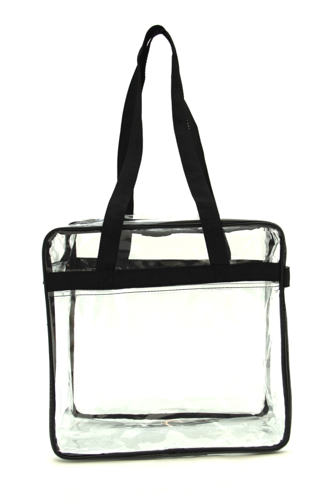 Shop123go NFL approved Clear Tote Bag, Black at Sears