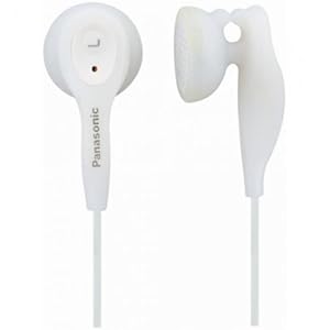 BatteryJack Panasonic RP-HV21-W In-Ear Earbud Heaphones with Built-in Clip (White) at Sears.com
