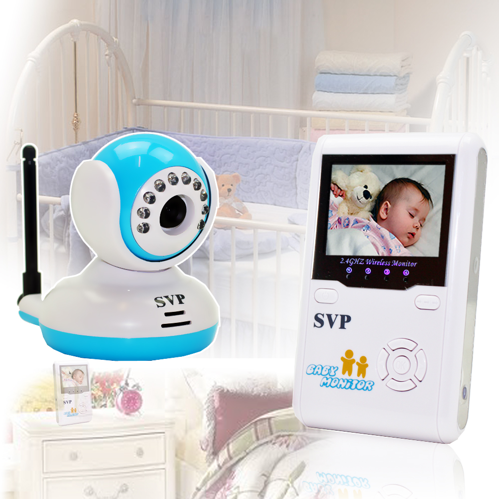 SVP Digital Wireless Security Baby Monitor System / Nursery Monitor / IR Night Vision / 2-Way Talk at Sears.com