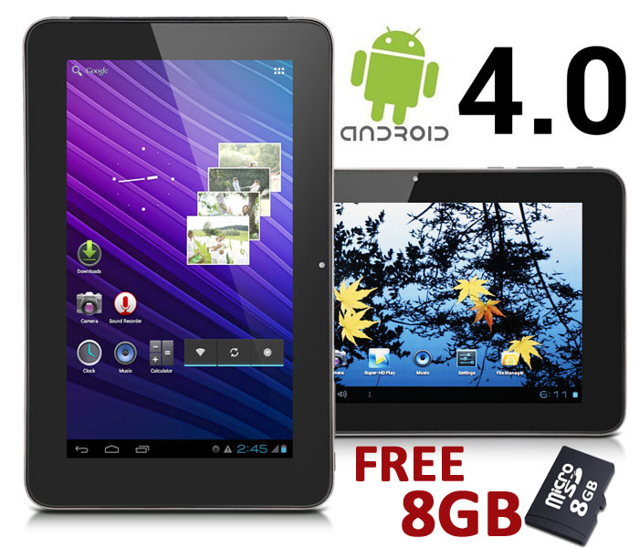 SVP Tablet PC 7" Capacitive TouchScreen Android 4.0 ICS WiFi A13 1.3GHz 4GB+Free 8GB microSD Storage at Sears.com