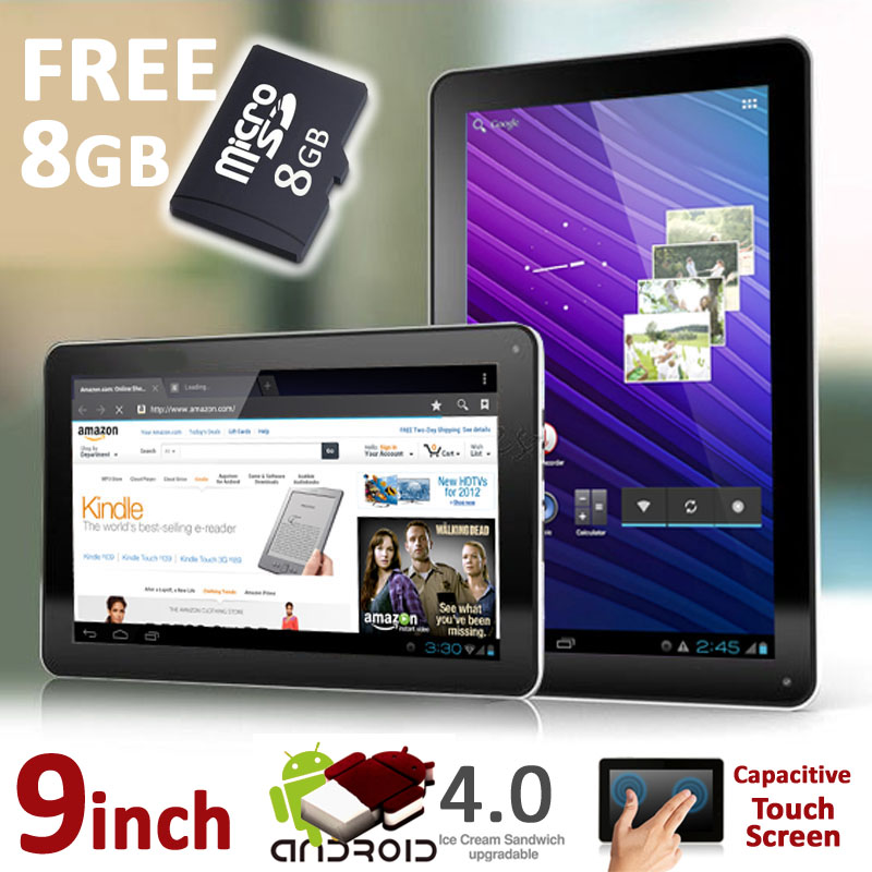 SVP Android 4.0 ICS Tablet PC Huge 9.0" Capacitive Touch Screen WiFi 1.3GHz 4GB + Free 8GB microSD at Sears.com