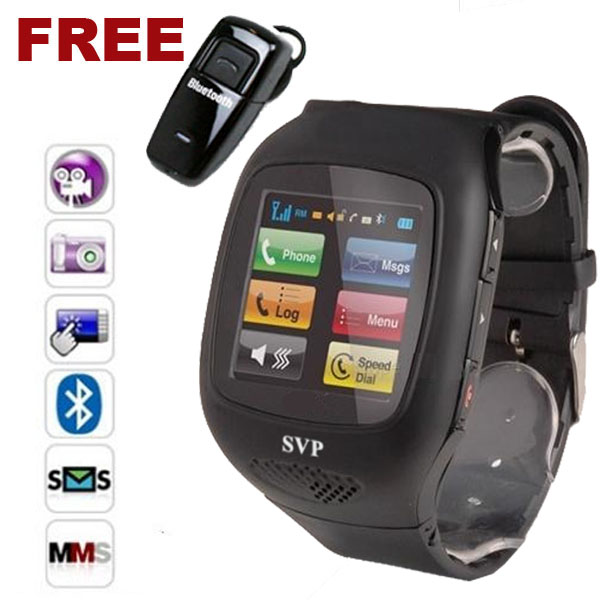 SVP Unlocked! Micro Touch Screen Camera MP3 GSM Watch Cell Phone! [aT&T / T-Mobile] at Sears.com