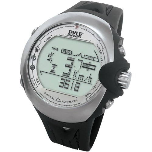 Pyle GSI Quality Outdoor Waterproof Skiing Data Wrist Watch With Digital Compass - Measures Altitude, Barometer, Tide And Weather For at Sears.com