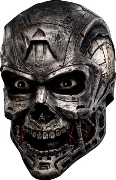 Rubie's Costume Co New Scary Halloween Cyborg Robot Terminator Full Mask at Sears.com