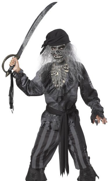 California Costumes Boys Ghost Zombie Skeleton Pirate Halloween Costume California Costumes Boys Ghost Zombie Skeleton Pirate Halloween Costume