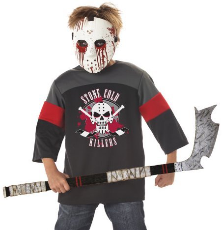 California Costumes Boys Bloody Zombie Hockey Player Halloween Costume California Costumes Boys Bloody Zombie Hockey Player Halloween Costume