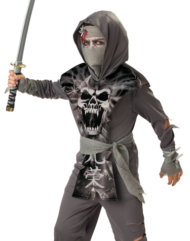 In Character Kids Undead Zombie Ninja Warrior Boys Halloween Costume In Character Kids Undead Zombie Ninja Warrior Boys Halloween Costume