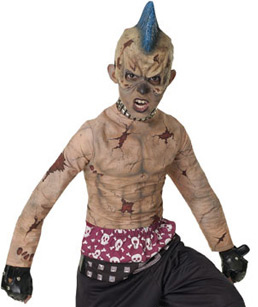 Rubie's Costume Co Kids Zombie Skater Mohawk Punk Boys Halloween Costume Rubie's Costume Co Kids Zombie Skater Mohawk Punk Boys Halloween Costume