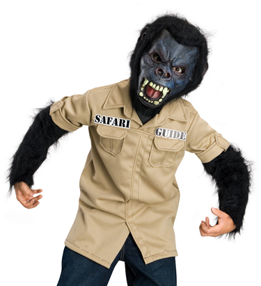 Rubie's Costume Co Kids Scary Gorilla +Mask Safari Boys Halloween Costume at Sears.com