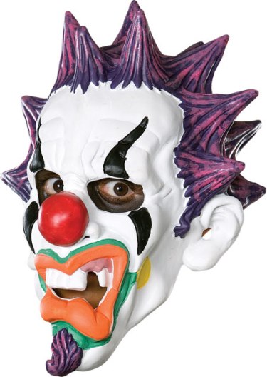 Rubie's Costume Co Scary Punk Clown Creepy Vinyl Halloween Costume Mask at Sears.com