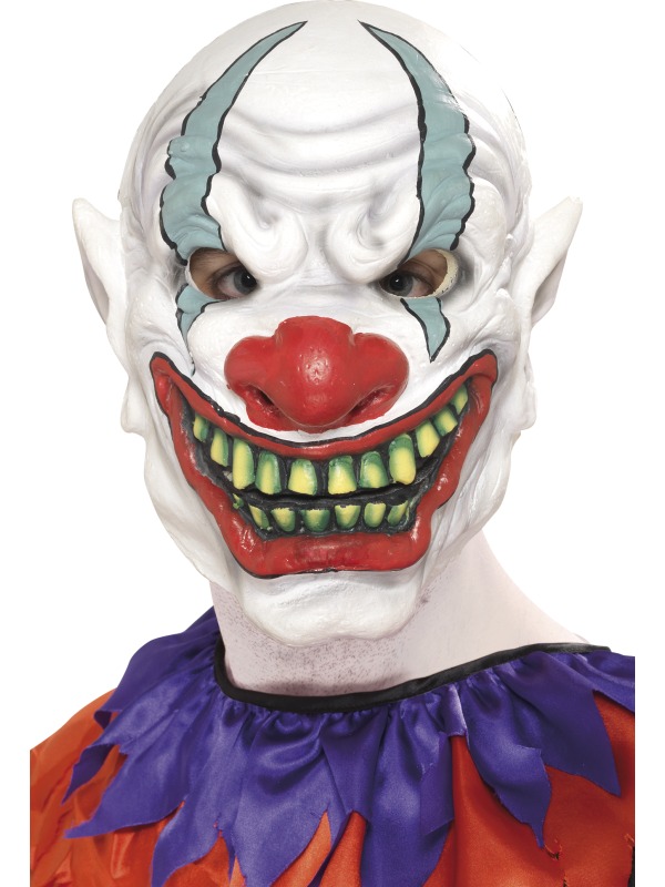 Smiffys Evil Circus Clown Adult Scary Halloween Costume 1/2 Mask at Sears.com