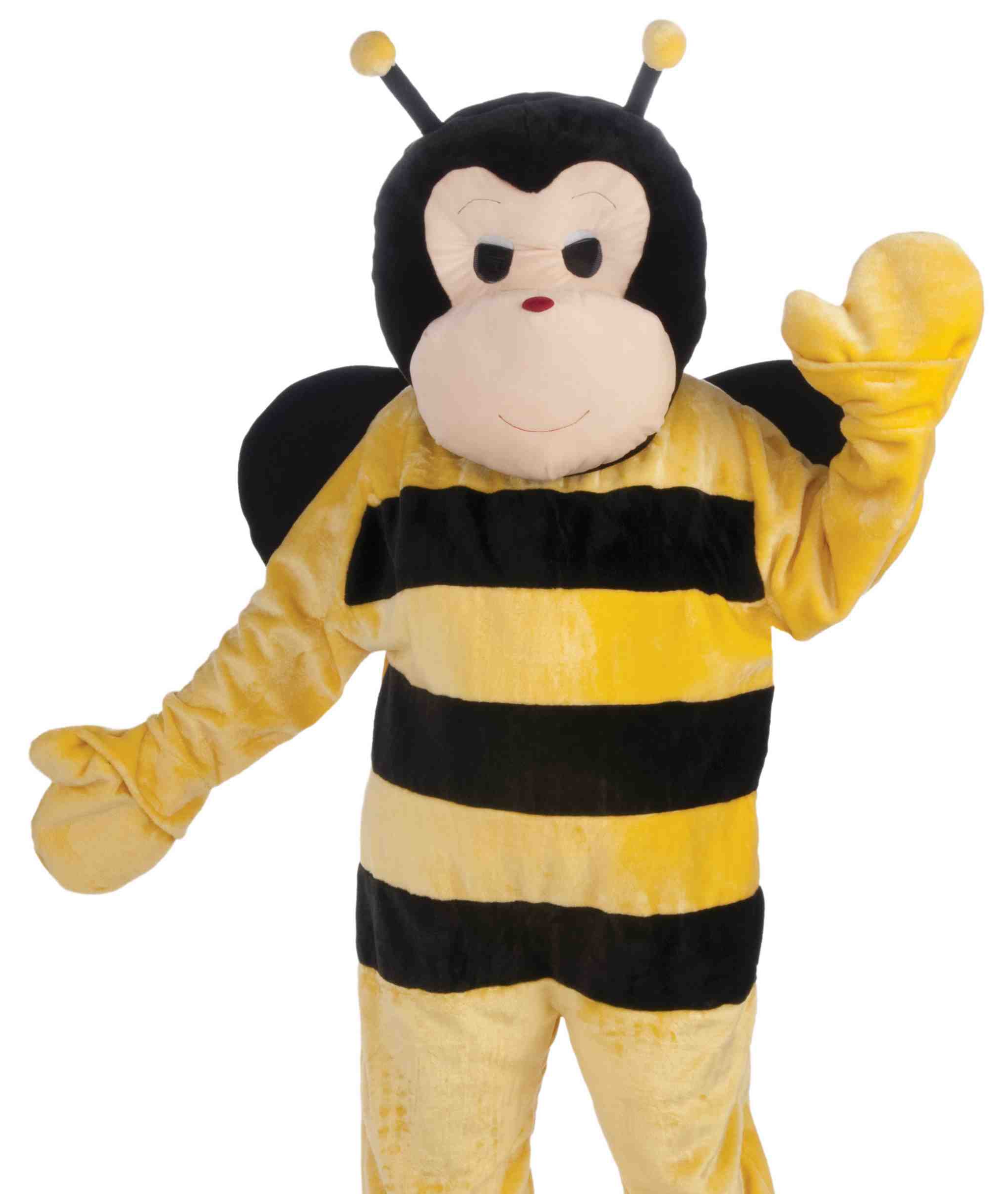 Forum Deluxe Plush Bumble Bee Mascot Adult Halloween Costume Forum Deluxe Plush Bumble Bee Mascot Adult Halloween Costume