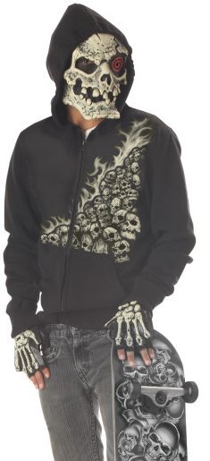 California Costumes Boys Goth Skeleton Skater Zombie Kids Halloween Costume California Costumes Boys Goth Skeleton Skater Zombie Kids Halloween Costume