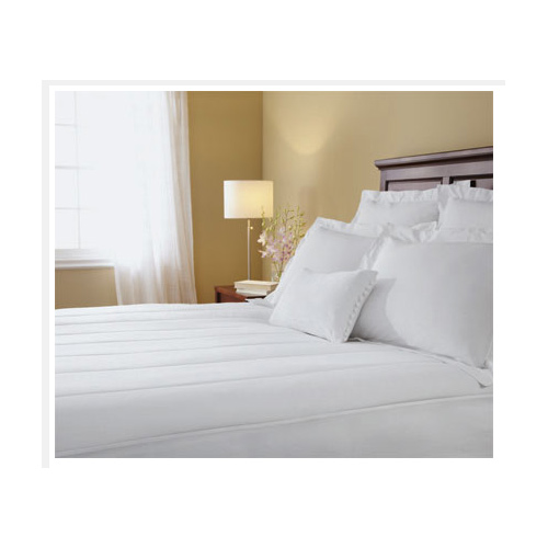 Sunbeam Quilted Heated Electric Mattress Pad Stripe Pattern Cal King Size at Sears.com