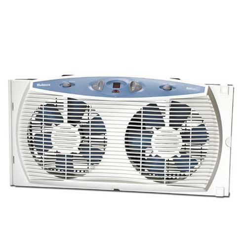 Holmes HAWF3095-U 3 Speed Window Fan w/ Accutemp Plus Digital Thermostat at Sears.com