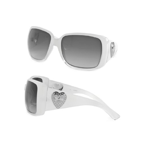 Guess 7092 Womens White Oversize Designer Sunglasses at Sears.com