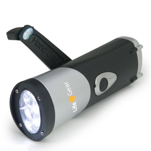 Life Gear LGSB1070 H20 320 Degree Swivel Hand Crank Weatherproof Flashlight at Sears.com