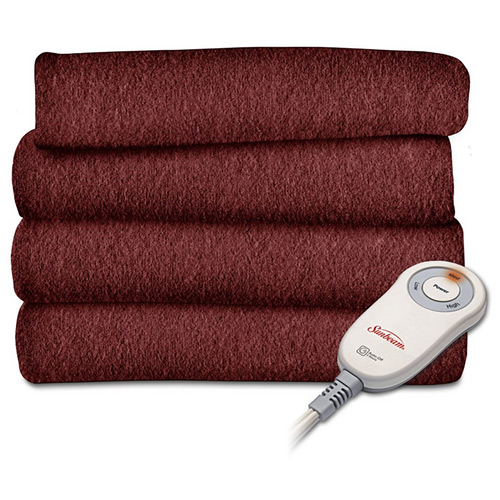 UPC 027045761567 product image for Sunbeam Electric Heated Fleece Warming Throw Blanket - Assorted Colors | upcitemdb.com