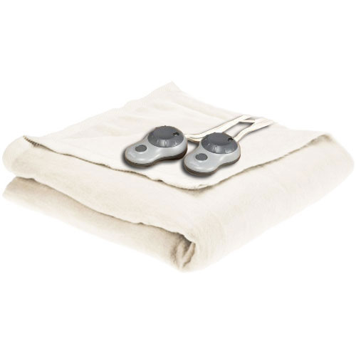 Sunbeam Queen Heated Electric Blanket Imperial Nights  Winter White at Sears.com